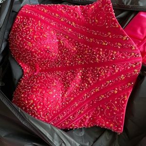 New two piece hot pink dress.